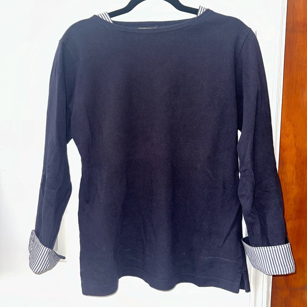 BEAMS navy long sleeve